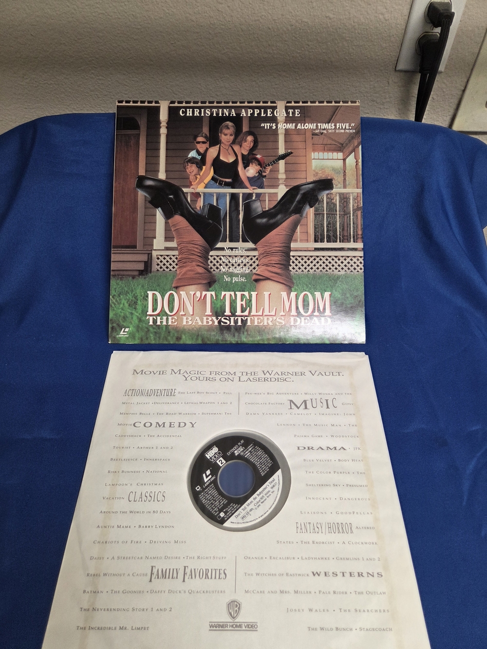 Don't Tell Mom (The Babysitter's Dead) LaserDisc - Blue Sleeve